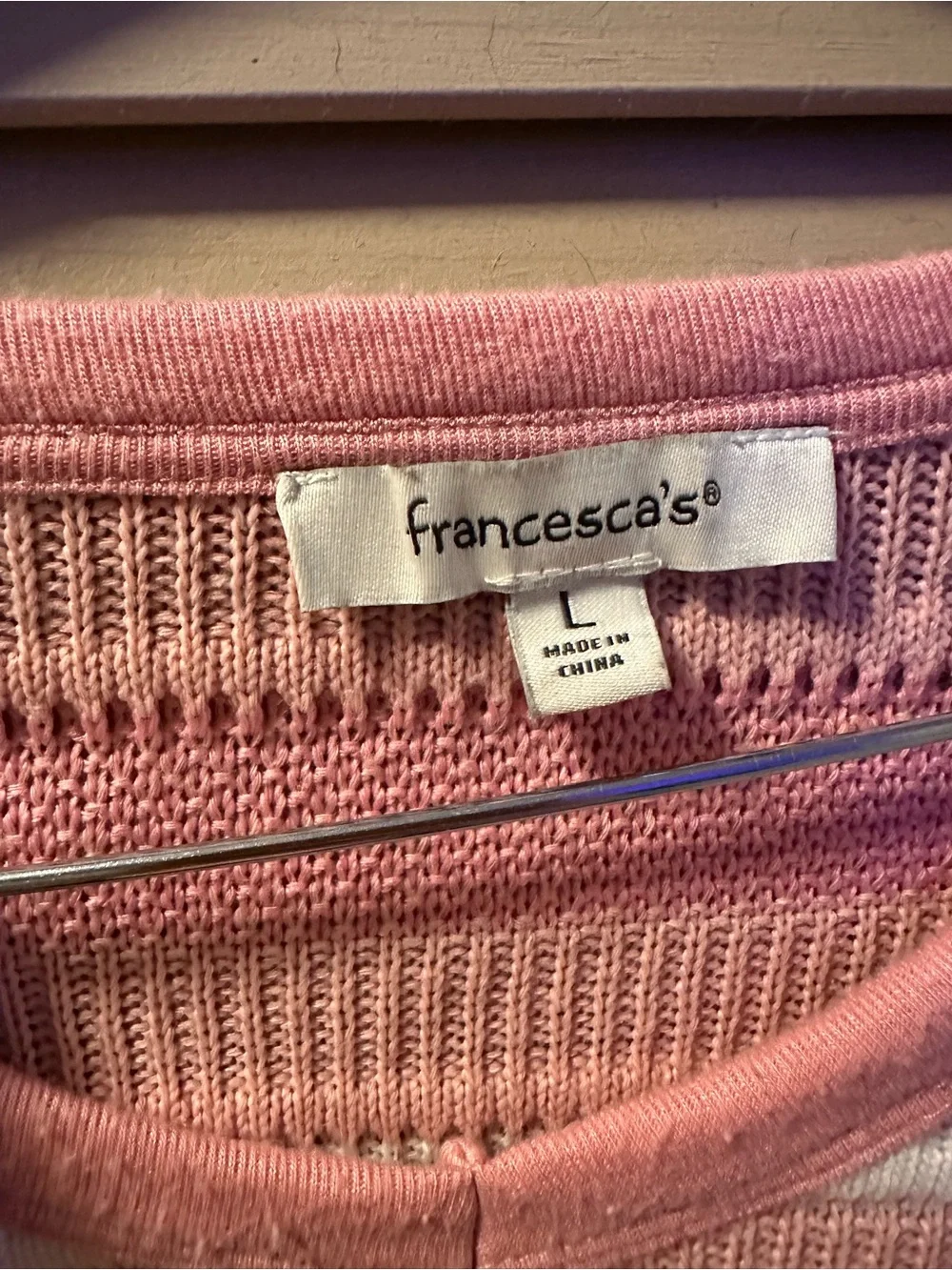 Francescas long sleeve sweater top